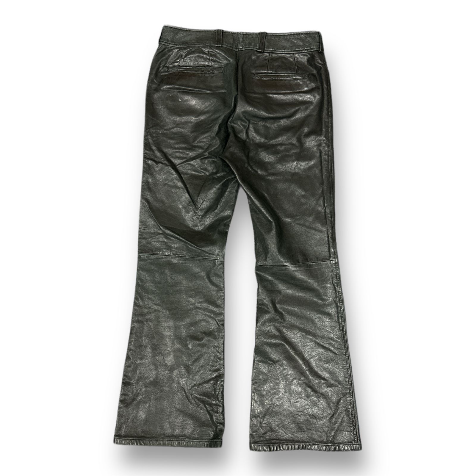 TORNADO MART レザーフレアパンツ 本革 トルネードマート TLE