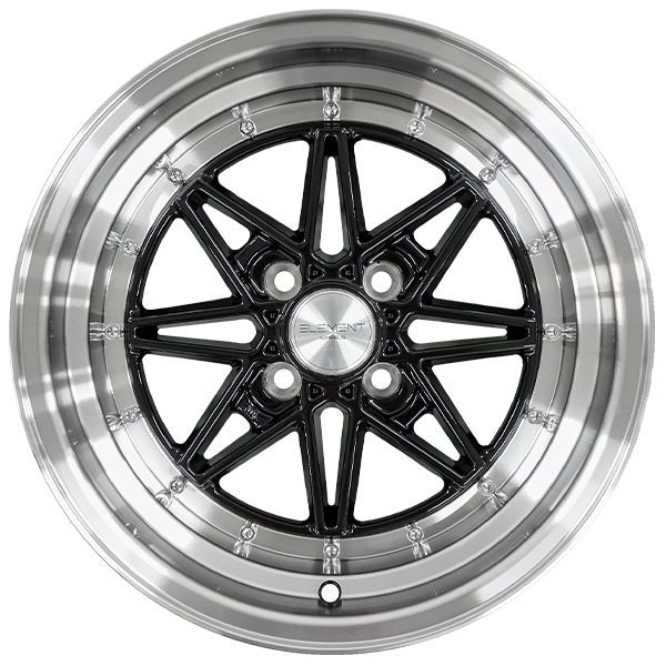 タイヤホイール 4本セット ELEMENT L372 185/55R15 15インチ 8J