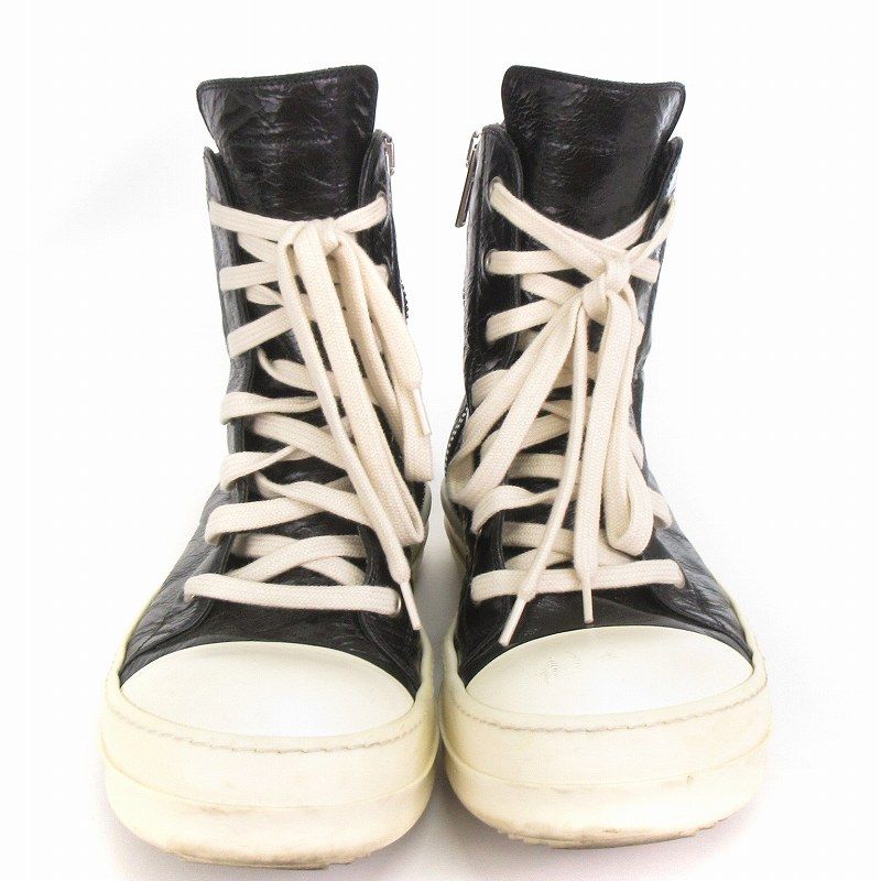 RICK OWENS ラモーンズ ハイカット レザースニーカー 42 楽天市場】リックオウエンス Rick Owens サイズ:42 RAMONES