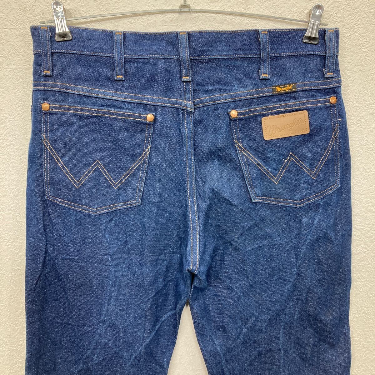 Wrangler デニムパンツ W33 インディゴ ラングラー ジップアップ 