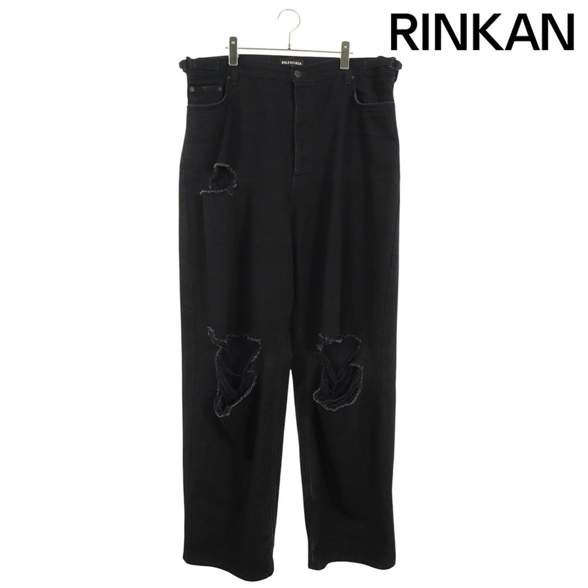 バレンシアガ 697833 TBP47 デストロイバギーデニムパンツ メンズ XL  
