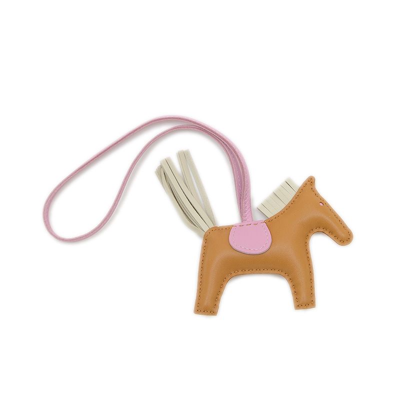 エルメス ロデオPM バッグチャーム セサミ/モーヴシルベストル/クレ U