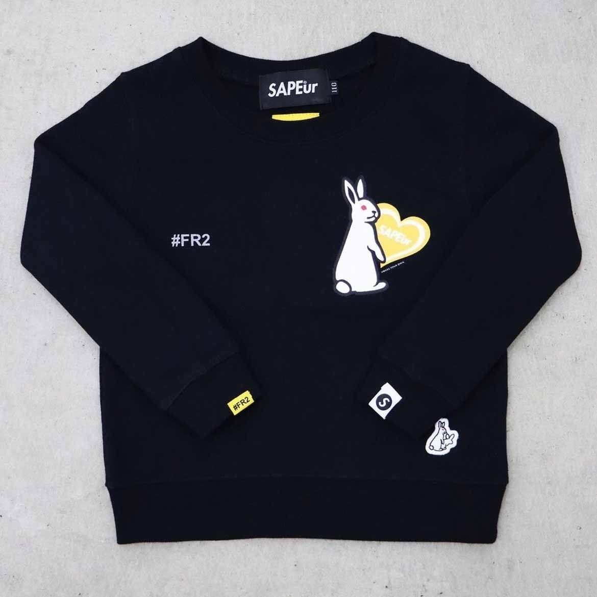 FR2 SAPEur HEART RABBIT ロンT XL