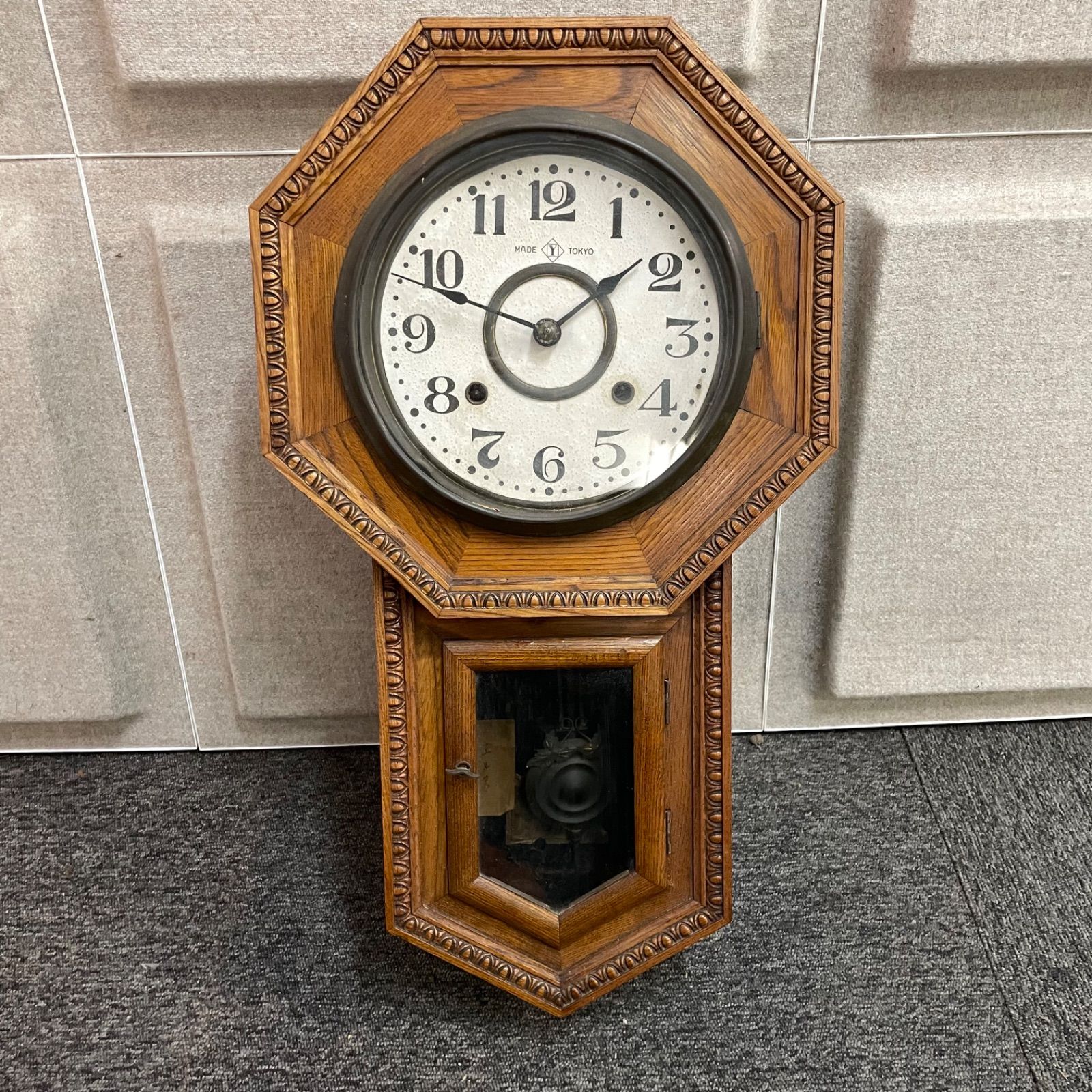 愛知時計 SuperEight ゼンマイ式掛時計 Yahoo!オークション - 愛知時計