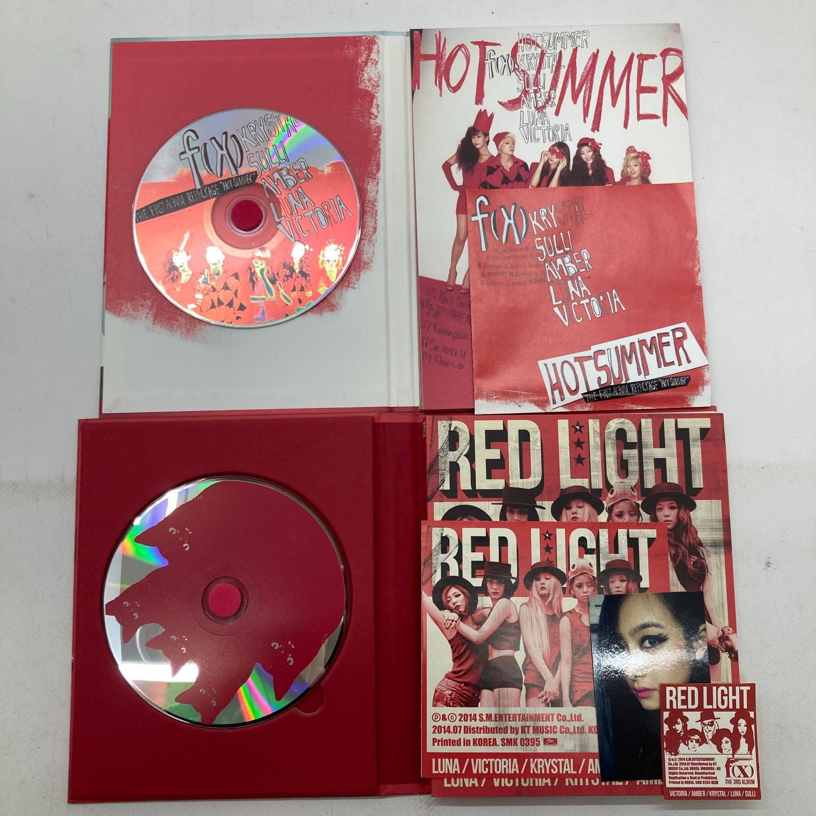 06m0937 f(x) エフエックス アルバム 2点セット RED LIGHT / HOT