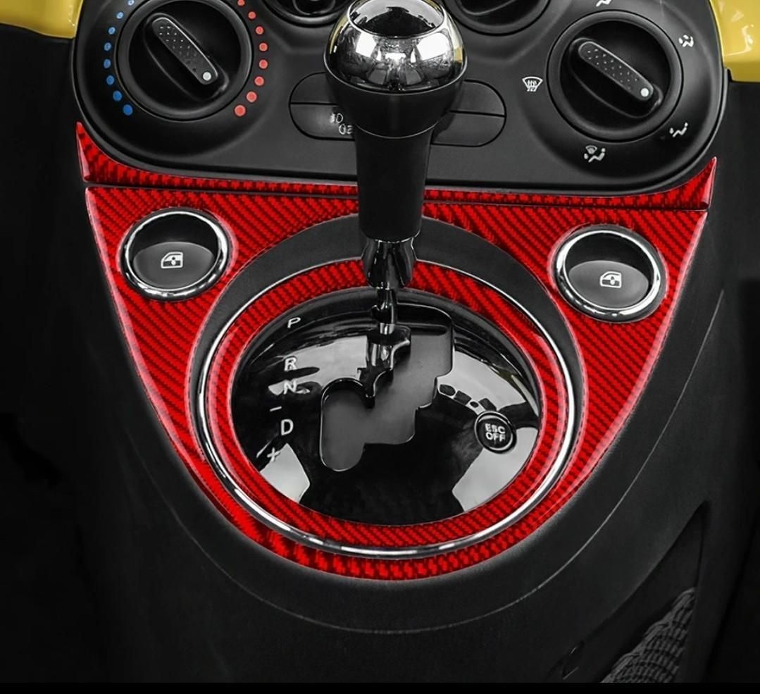 アバルト595 esseesse 純正インパネ パネル カーボン 右ハンドル