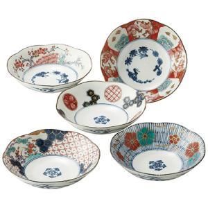 5営業日で発送 ブルーム メーカー取寄 染錦古伊万里 中鉢揃 美濃焼 食器 ギフト - 入数 5