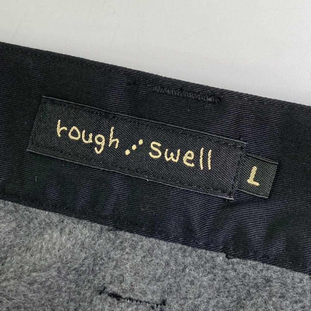 サイズ：L ROUGH&amp;SWELL ラフアンドスウェル 2023年 パンツ 裏フリース  ブラック系 [240101461919] ゴルフウェア メンズ ストスト ROUGH&SWELL ラフアンドスウェル 2023年 パンツ グレー系 L