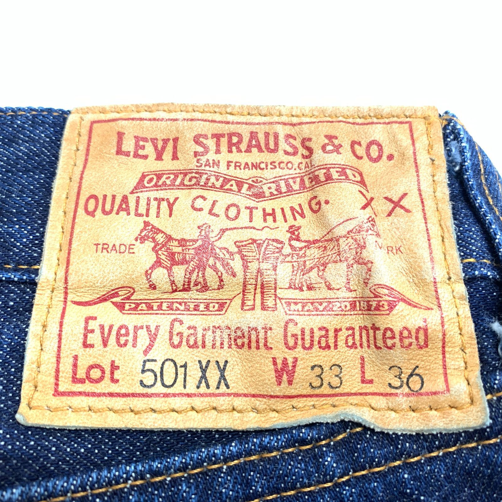 f001 L 94. 2011年製 Levi s 501XX 555刻印 W33 Ｌ36 リーバイス ジーパン デニムジーンズ DECORATOM_COM_BR