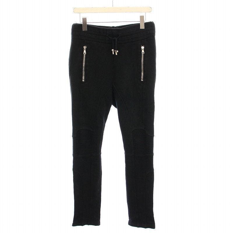 バルマン BALMAIN バイカー ドローコード ジョガー スウェット