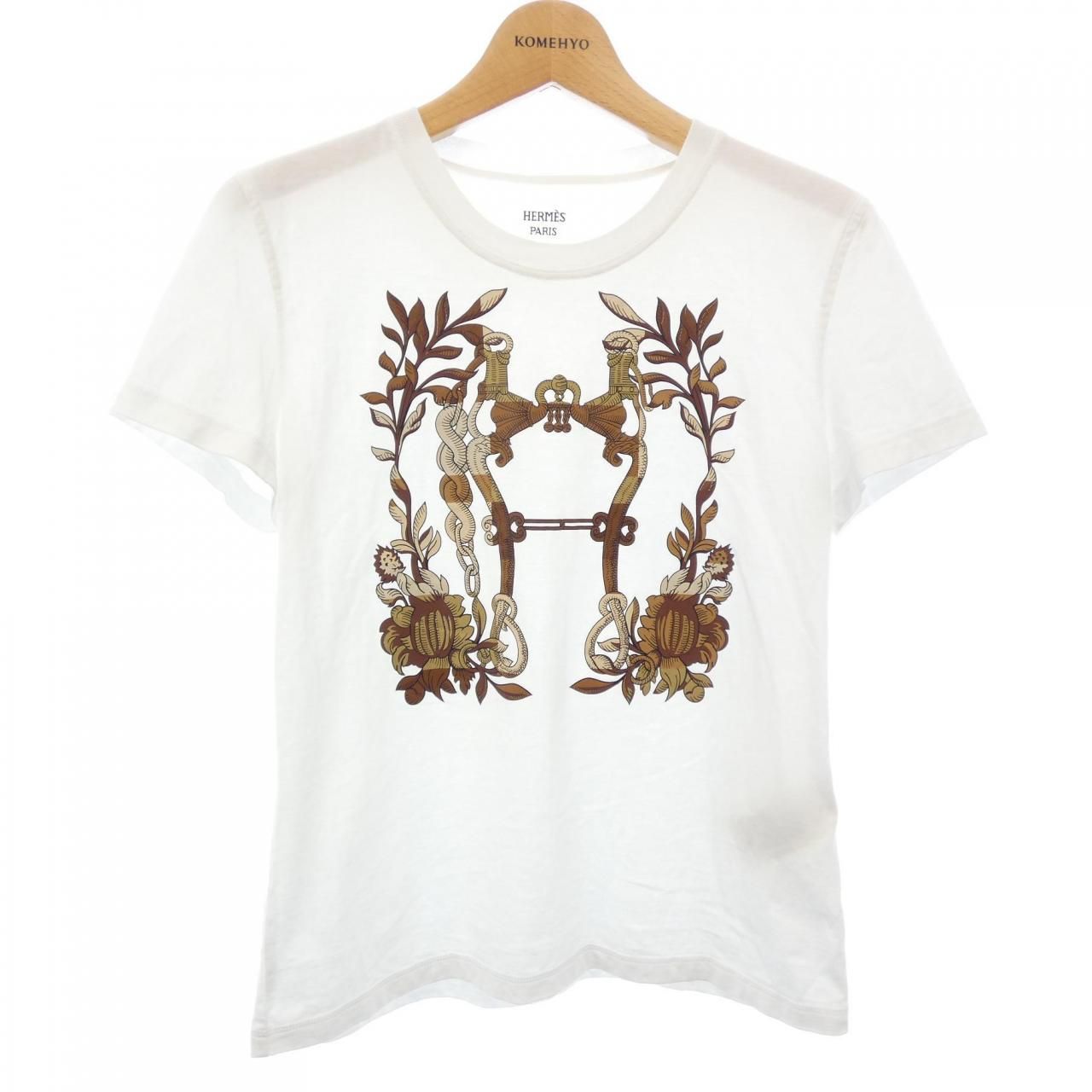 エルメス HERMES DELLA CAVALLERIA 4E4629DA カルトゥッシュ Tシャツ