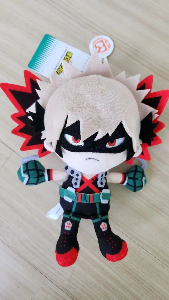 僕のヒーローアカデミア 爆豪勝己 ユニバ ぬいぐるみ ポーチ