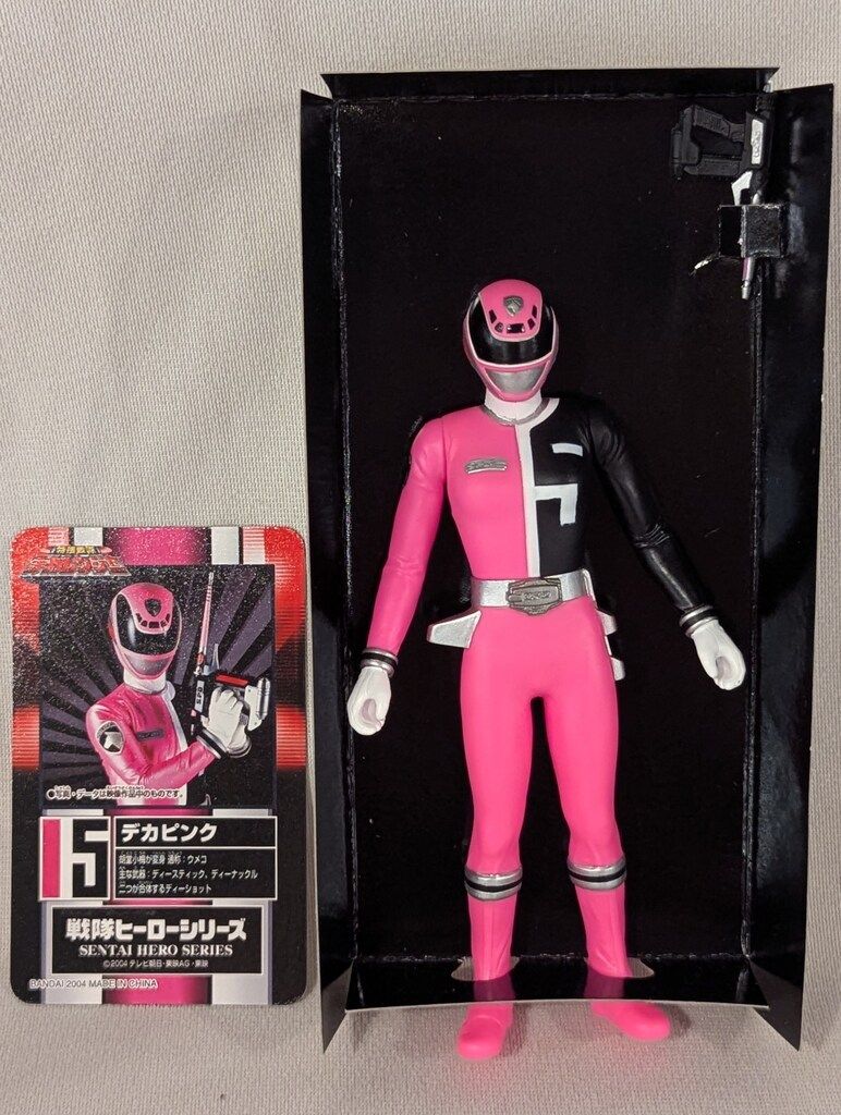 【新品・未使用】戦隊ヒーローシリーズ　デカレンジャー　デカピンク バンダイ 商品・サービスサイト | 戦隊ﾋｰﾛｰｼﾘｰｽﾞ ﾃﾞｶﾚﾝｼﾞｬｰ5