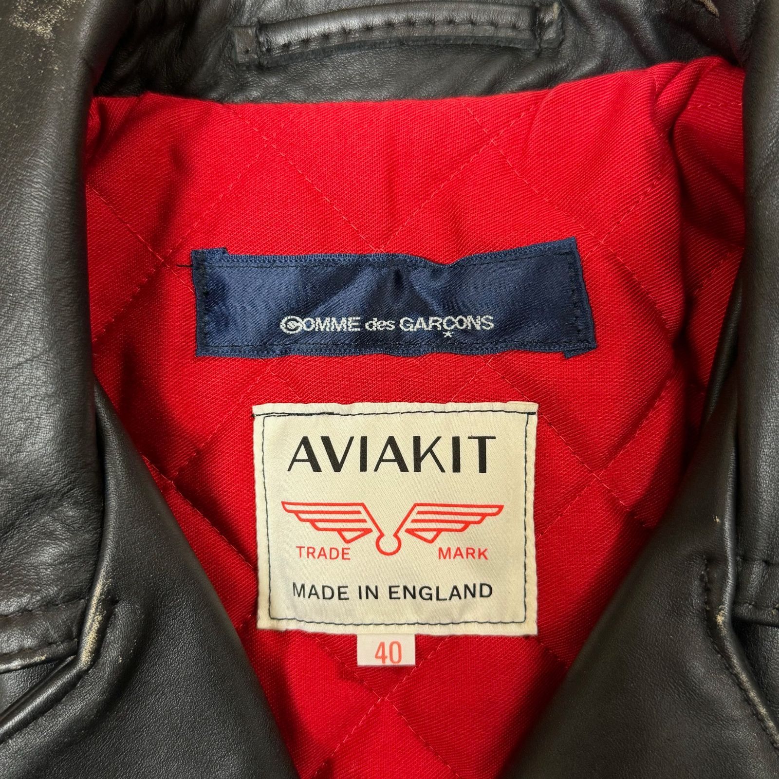 国内正規 Lewis Leather × COMME des GARCONS ライトニング No.391T