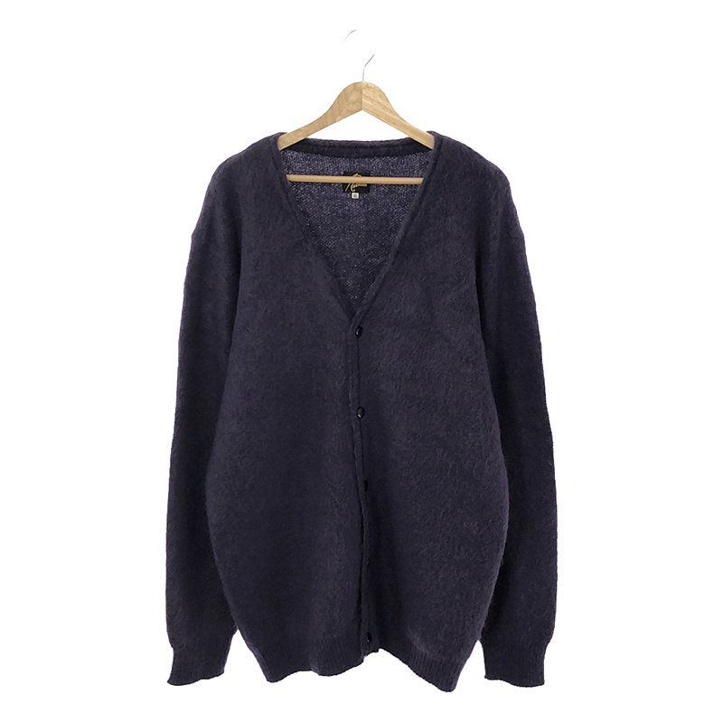 【美品】  Needles / ニードルス | Mohair Cardigan / モヘヤ ニット カーディガン | XL | パープル | メンズ