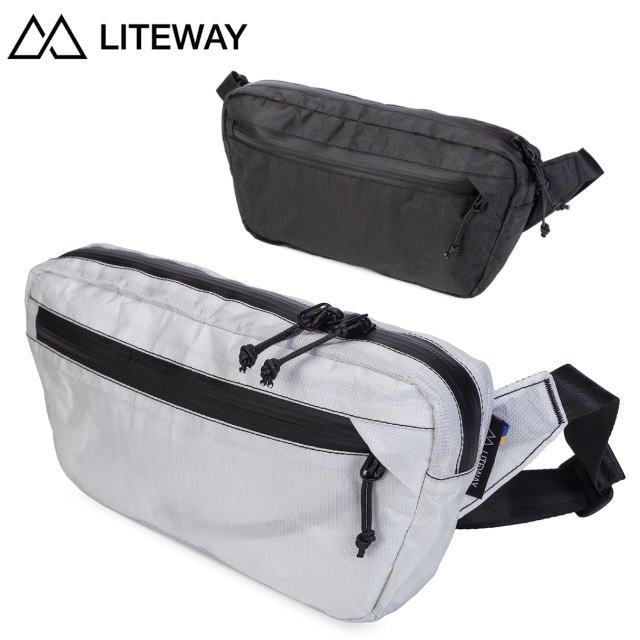 LITEWAY ライトウエイ ウエストポーチ FANNY PACK ULTRA ファニーパックウルトラ ウエストバッグ ヒップバッグ ショルダーバッグ 登山 トレッキング アウトドア フェス トラベル 旅行 ハイキング 軽量 丈夫 ダイニーマ ULTR