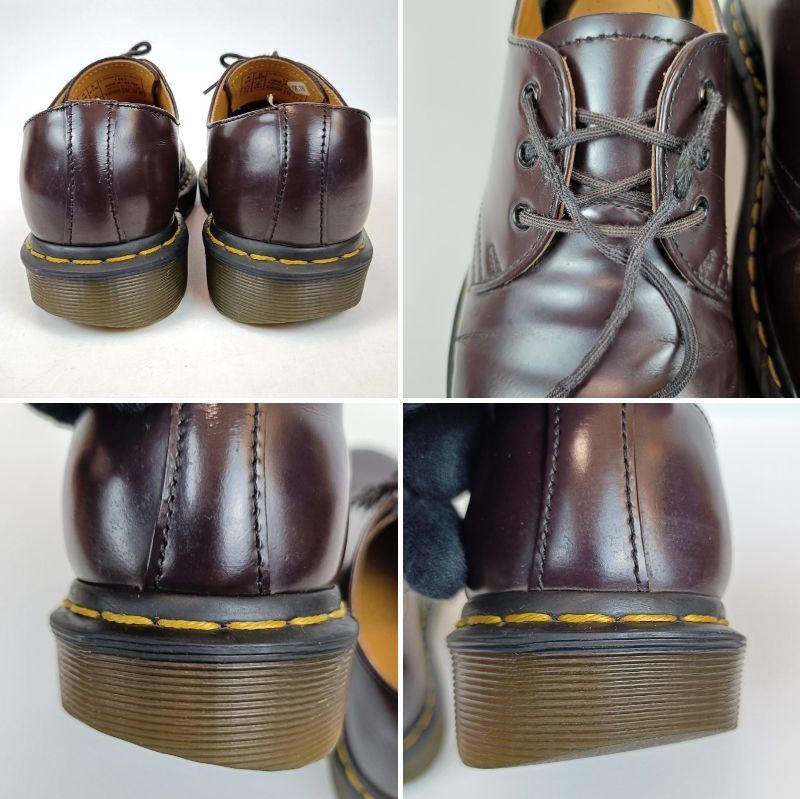 Dr. Martens ドクターマーチン 3ホール シューズ UK4 バーガンディ