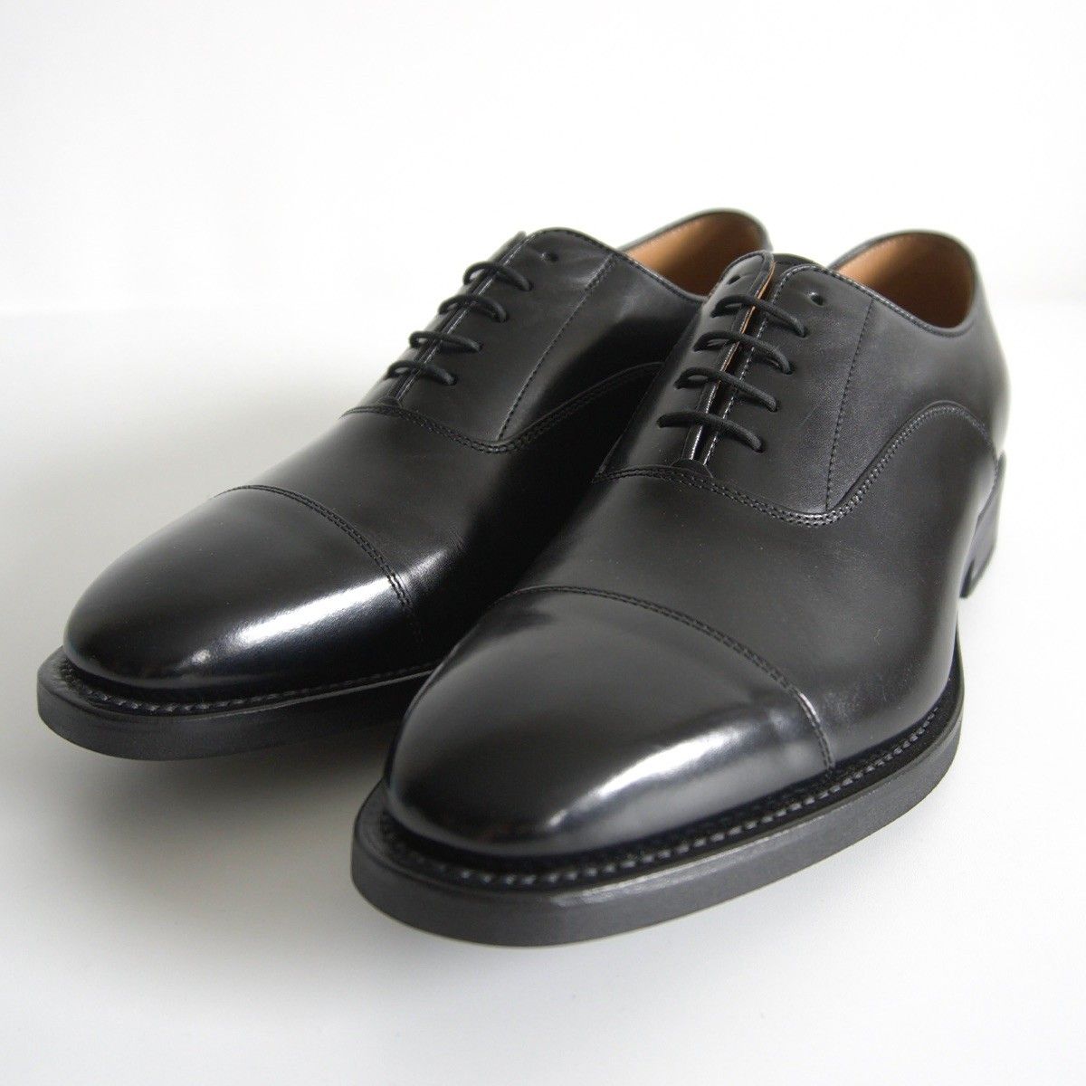 のみ REGAL ストレートチップ レザーシューズ 25.5cm リーガル ブラック ビジネスシューズ 革靴 日本製 25100436