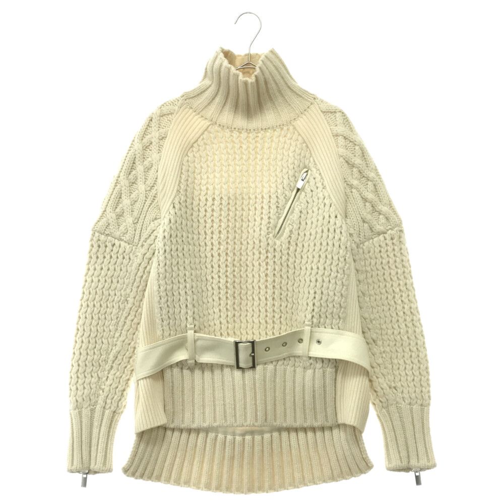 Sacai (サカイ) 20AW CHUNKY KNIT FABRIC COMBO PULLOVER 20-05279 