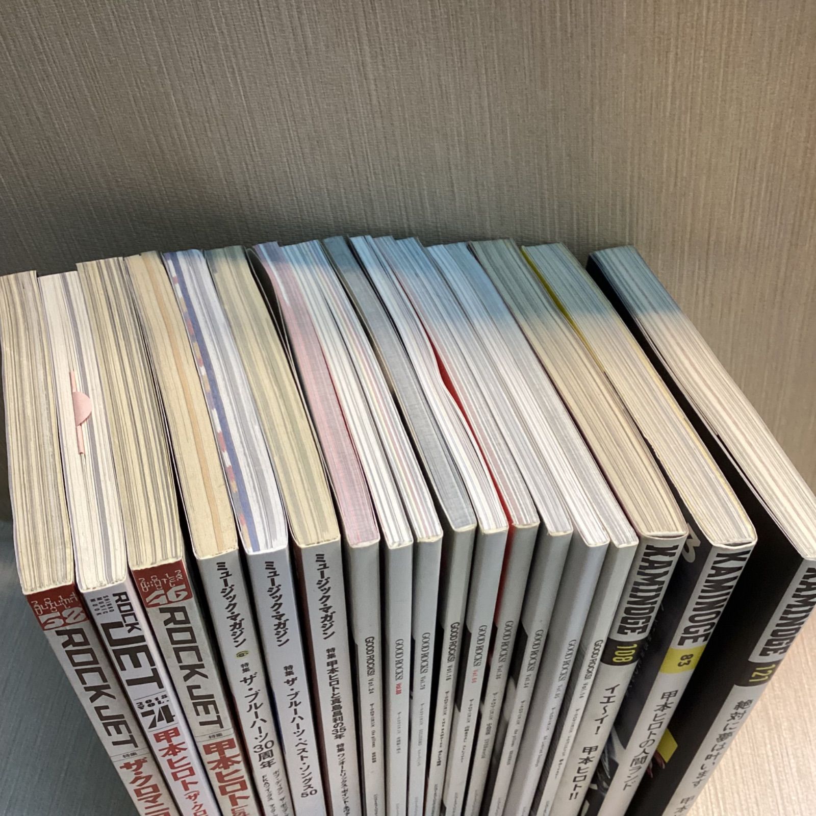 甲本ヒロト ブルーハーツ クロマニヨンズ 特集雑誌22冊セット