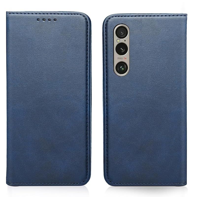 新品　Ayakumo Xperia 1 VI ケース 手帳型 エクスペリア 1 VI SO-51E SOG13 手帳 ケース 高級PUレザー マグネット式 3枚カード収納 横置きスタンド機能 スピーカーホール付き シンプルデザイン ヴィンテ