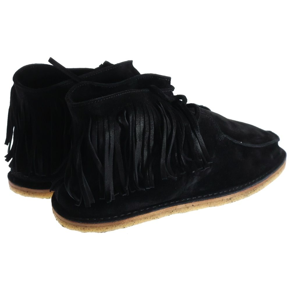 サンローランパリ ショート ブーツ 35 黒 スウェード YSL イブサン