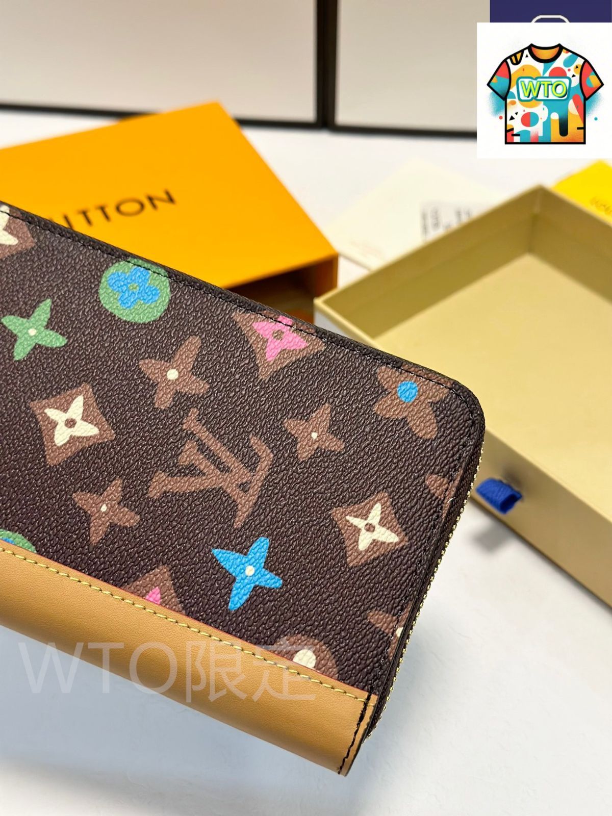 ジッパー縦型財布