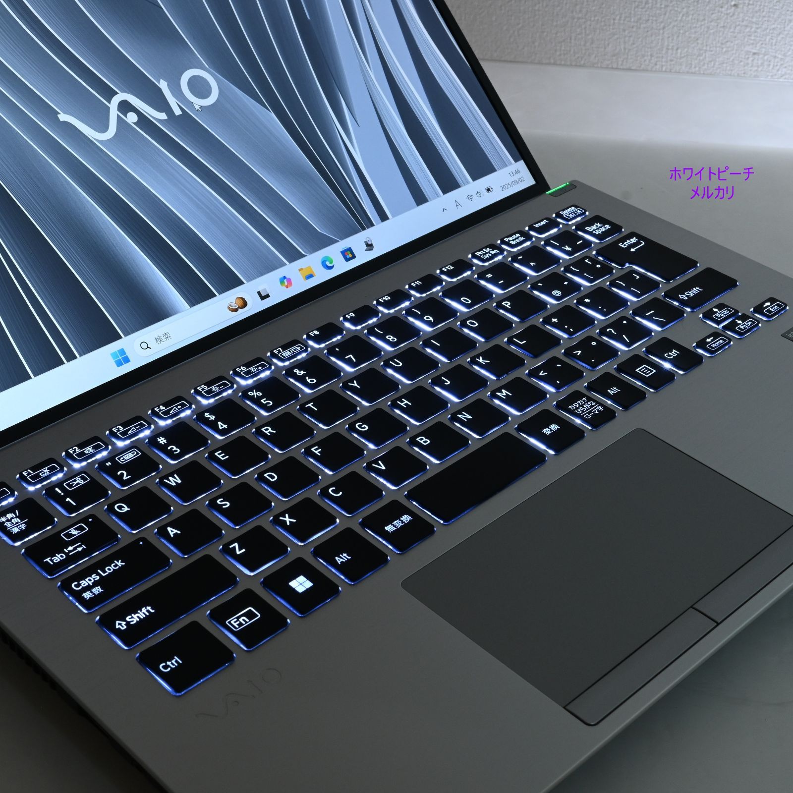 極美品 Vaio sx14 12世代_i7 32G 4K 新品1TB 元箱 シルバー 2023