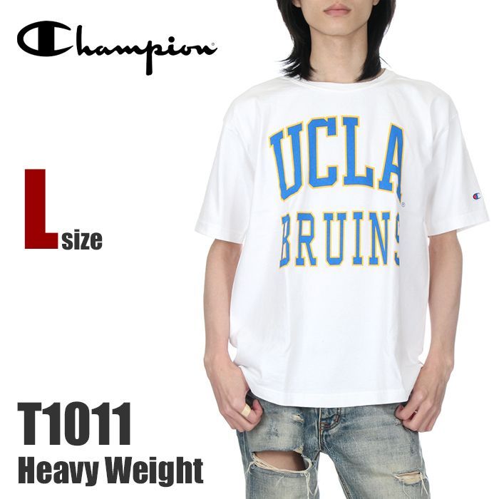 厚手】【新品】チャンピオン 半袖 Tシャツ L メンズ レディース 白 