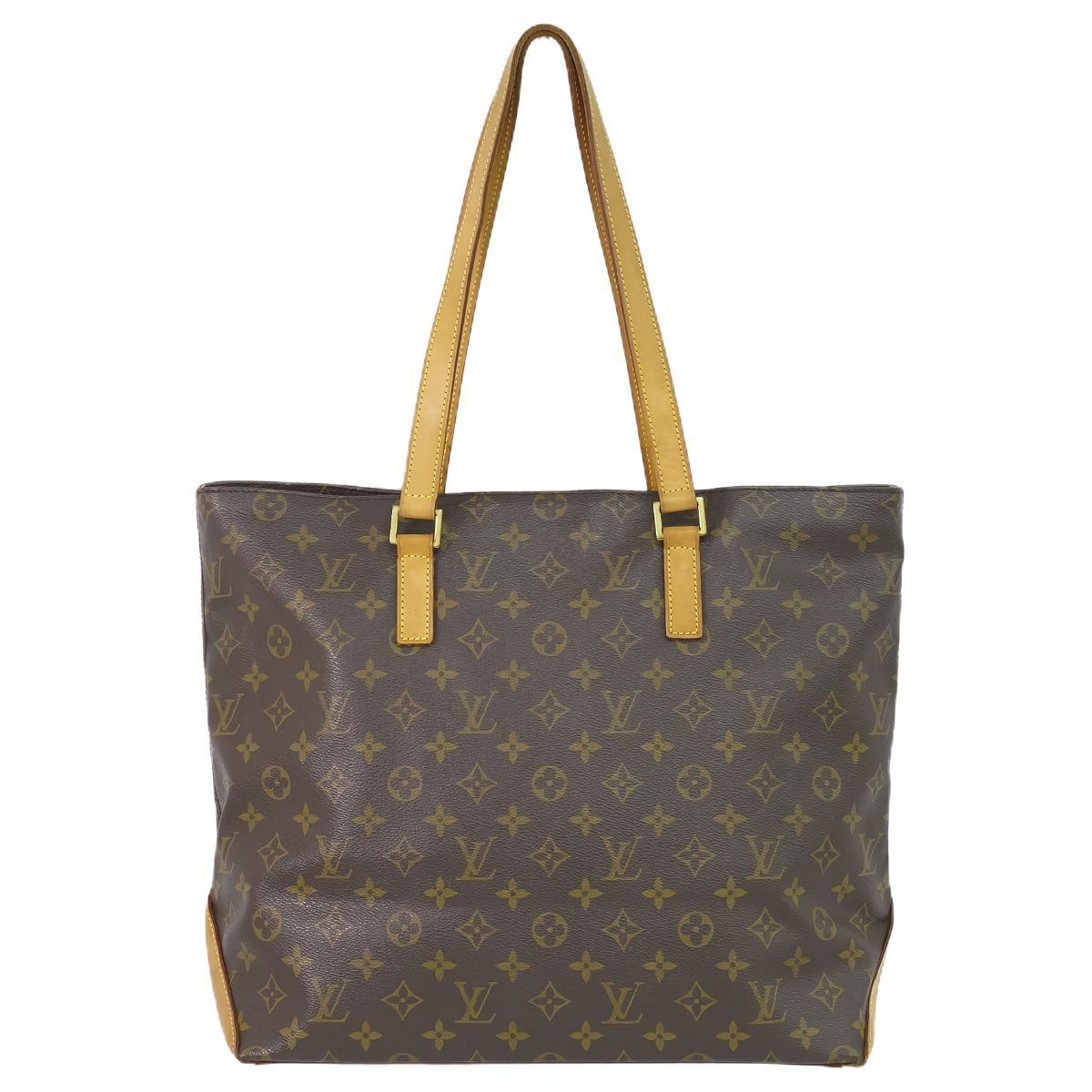 本物 ルイヴィトン LOUIS VUITTON LV カバメゾ モノグラム ショルダー ...