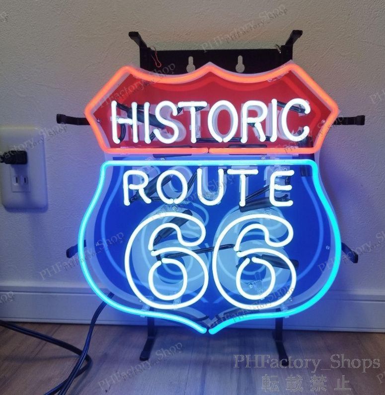 R66 ルート66ヒストリック ネオンサイン デザイン ネオン管 店舗装飾