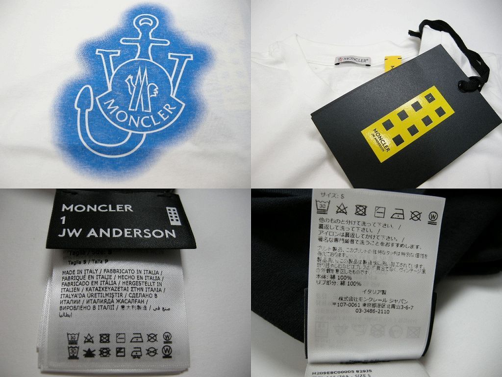 サイズS-XL□新品□モンクレール GENIUS JW ANDERSON 半袖 Tシャツ