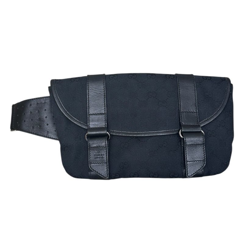 グッチ GUCCI GGキャンバス ボディバッグ 145851 ブラック GG