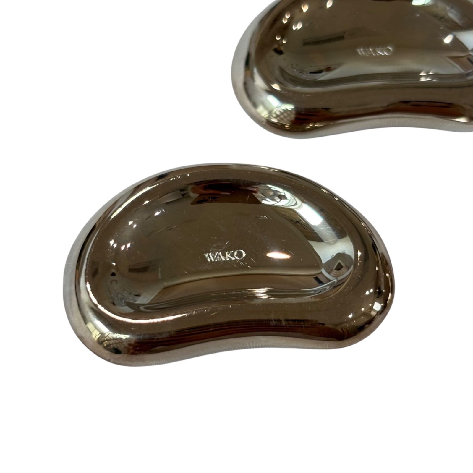 銀座WAKO 銀 箸置き 新品 銀座和光 WAKO 銀仕上げ豆型箸置き 5個セット 未使用品 - メルカリ