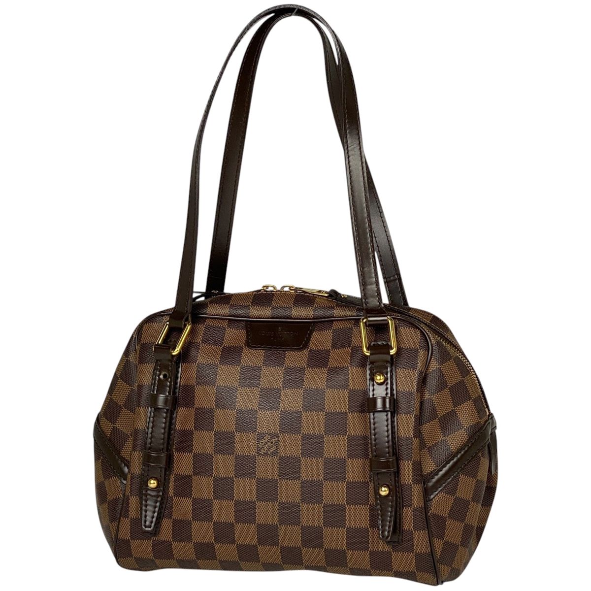 ルイ ヴィトン Louis Vuitton リヴィントン PM 肩掛け ハンドバッグ ダミエ ブラウン N41157 レディース