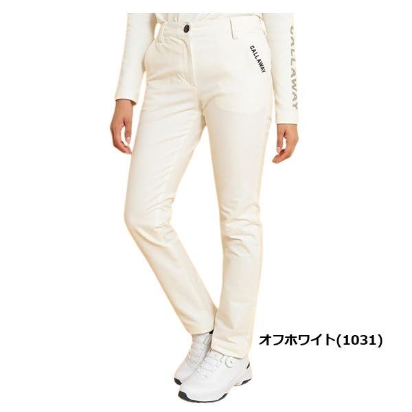 キャロウェイ レディース ロングパンツ 8WAYストレッチ モールスキン