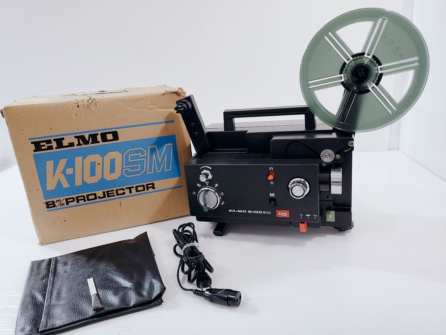 昭和レトロ ELMO K-100SM 8mm映写機 プロジェクター - リサイクル