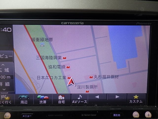 N2312-18 カロッツェリア AVIC-MRZ009 メモリ 4×4地デジ内蔵ナビ 2012年 取説セット