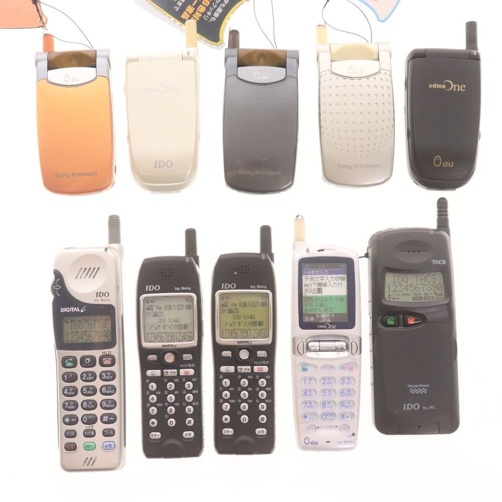 □ モックアップ ガラケー 10点セット まとめ売り IDO au