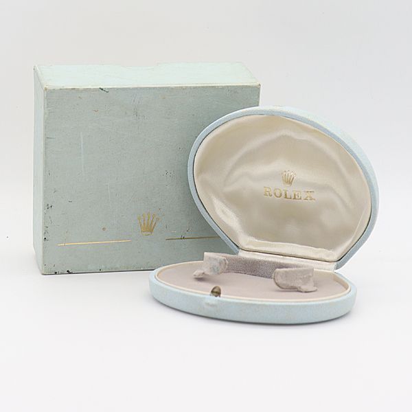 良品 ロレックス アンティーク 空箱/BOX/ケース 青 ジュエルボックス