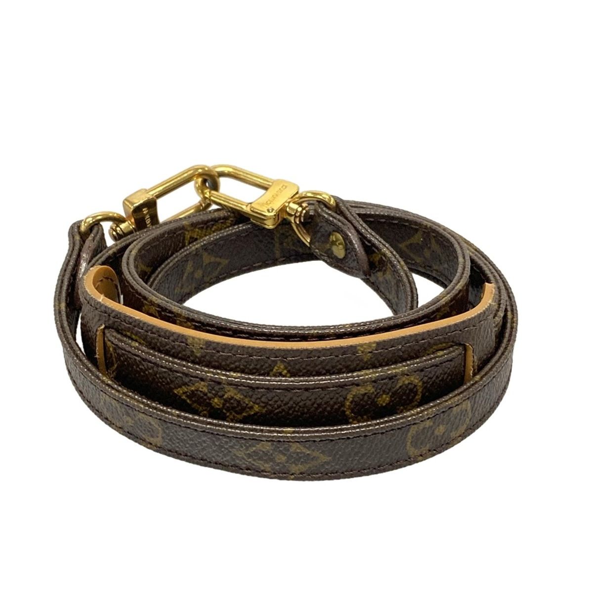 ルイヴィトン LOUIS VUITTON モノグラム ショルダーストラップ 使用わずか ルイヴィトン ショルダーストラップ モノグラム 幅