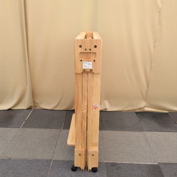 中古】 シングル ベッドフレーム 折りたたみ すのこベッド ベッド台 