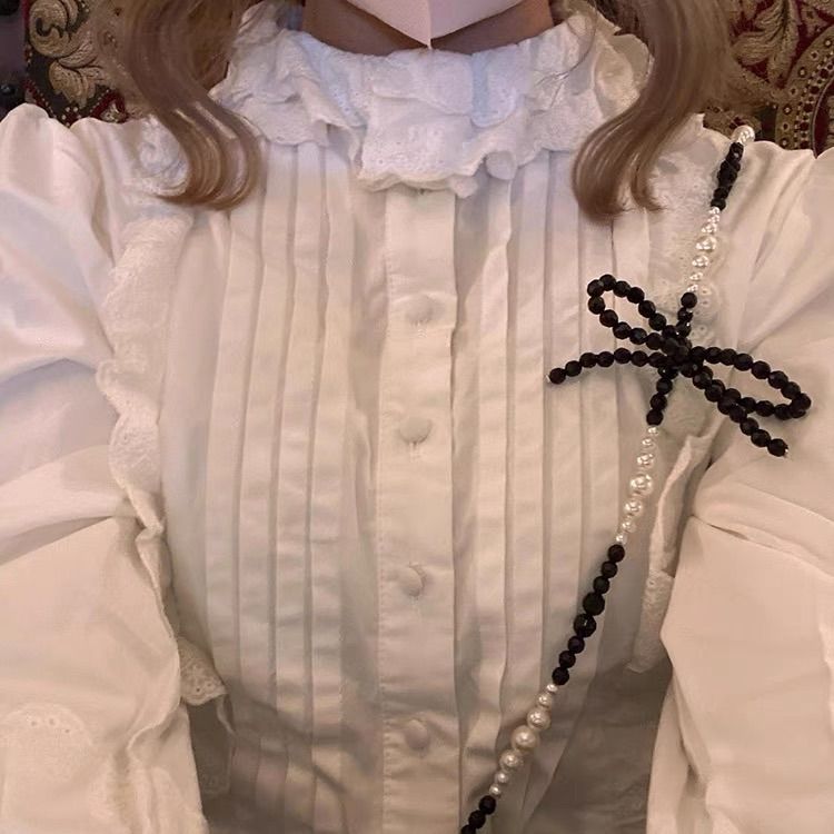 bibiy フリルブラウス BARBY FRILL BLOUSE