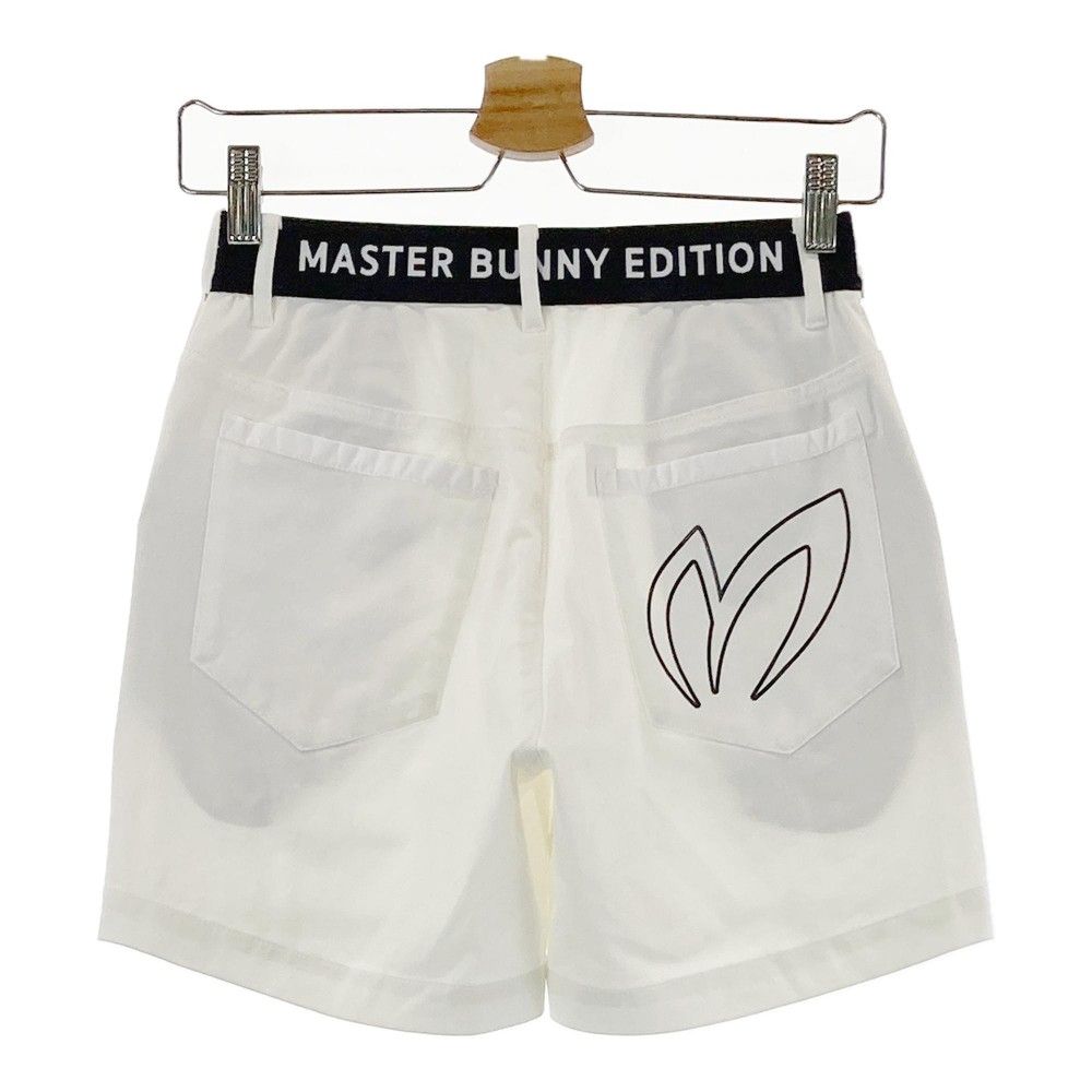 サイズ：0 MASTER BUNNY EDITION マスターバニーエディション  ストレッチ ショートパンツ  ホワイト系 [240101298302] ゴルフウェア レディース ストスト MASTER BUNNY EDITION マスターバニーエディション ストレッチ