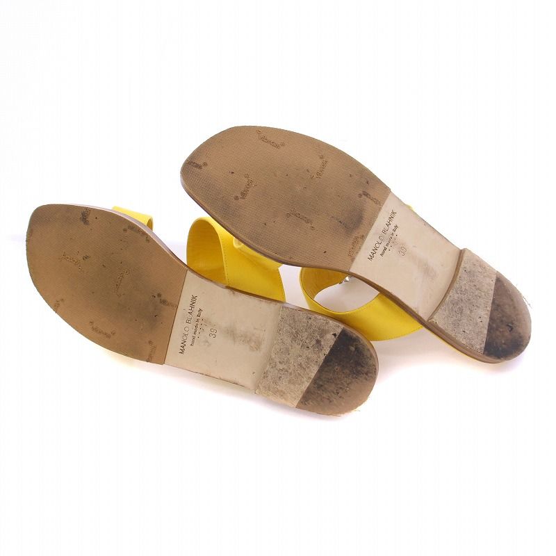 【美品】MANOLOBLAHNIK　マノロブラニク　サンダル　パンプス　ベージュ MANOLO BLAHNIK マノロブラニク サンダル MARTANEW マルタニュー