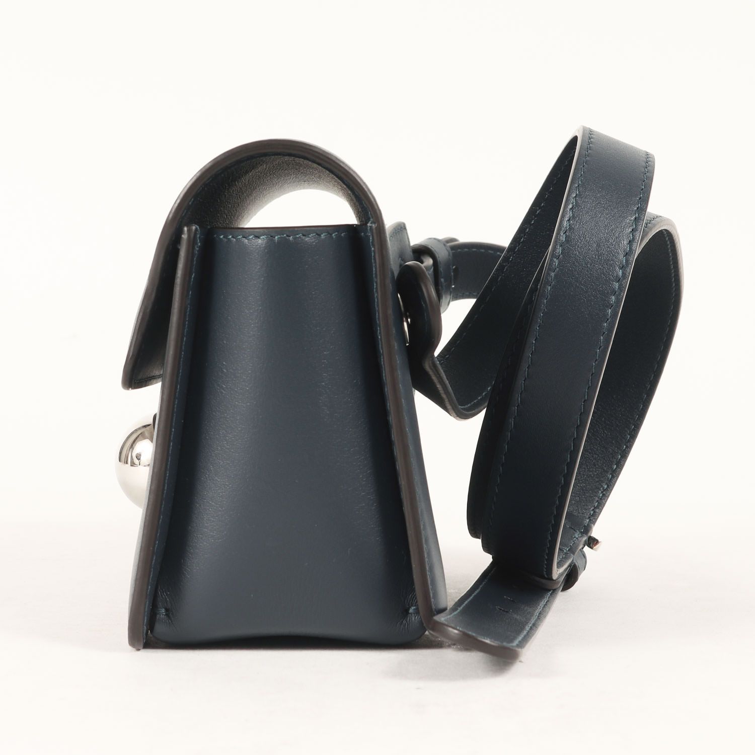 MARNI マルニ 現行モデル レザー クロスボディバッグ Trunkaroo MUMQ0022U0P694800B98 | ナイトブルー | イタリア製 | ブランド カバン メンズ