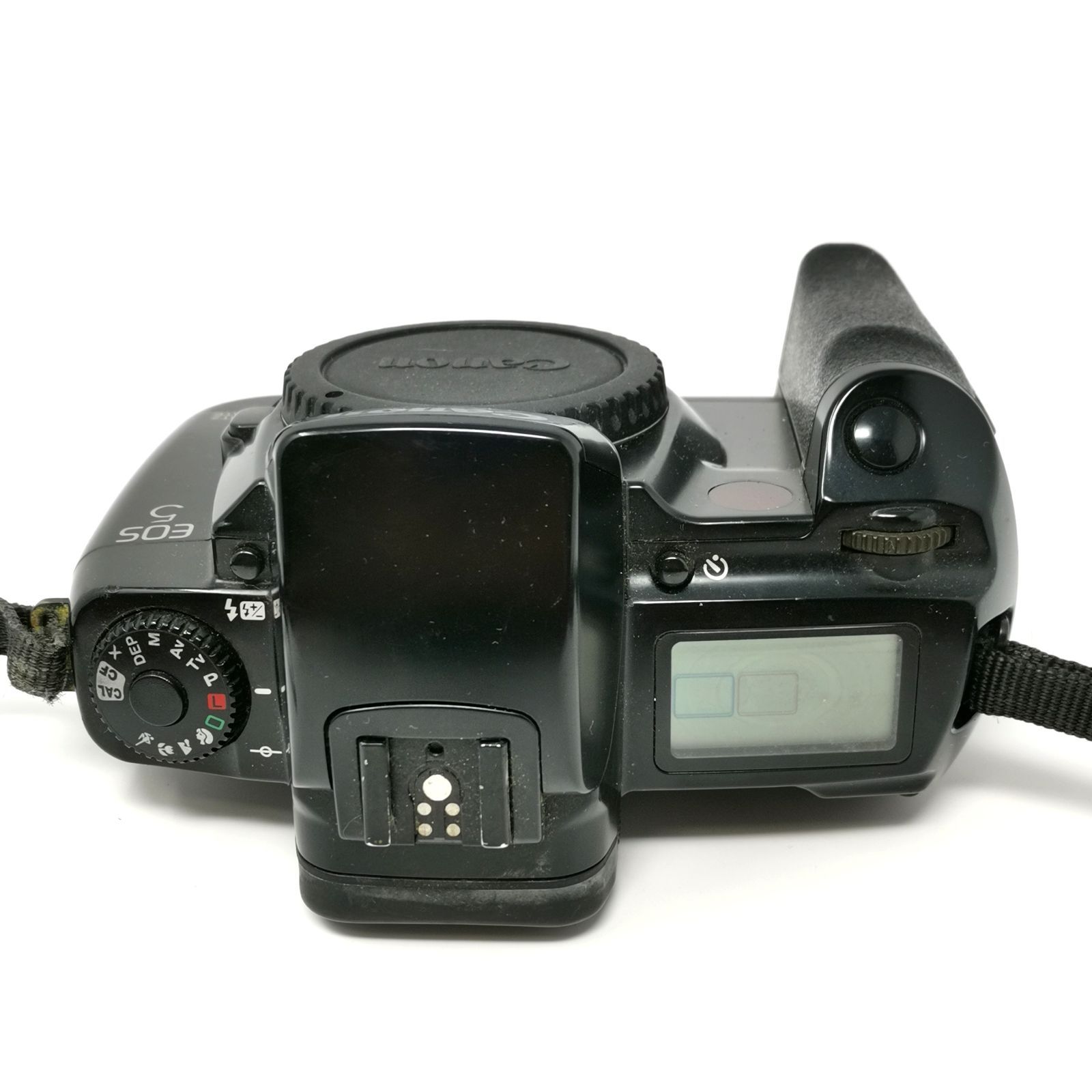 キャノン EOS5 本体 一眼レフフィルムカメラ 電池ないため動作 キャノン EOS5 本体 一眼レフフィルムカメラ 電池ないため動作