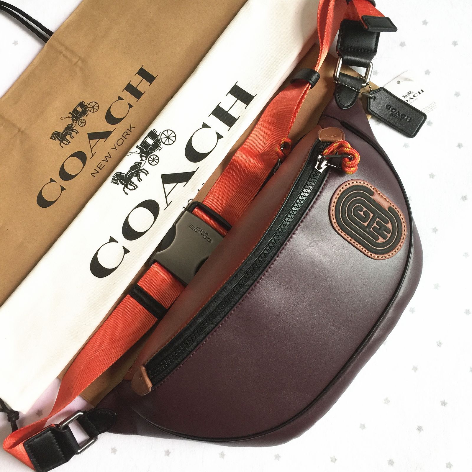 【得価高評価】新品COACHバッグ F78947 ベルトバッグ ボディーバッグメンズバッグ バッグ