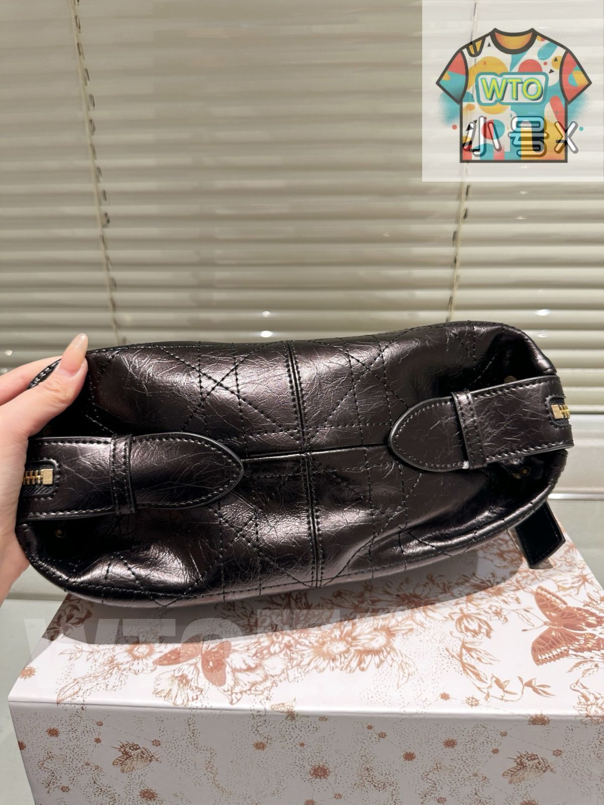 Dior 原単バージョン 牛革 D-Journey ショルダー・斜め掛け
