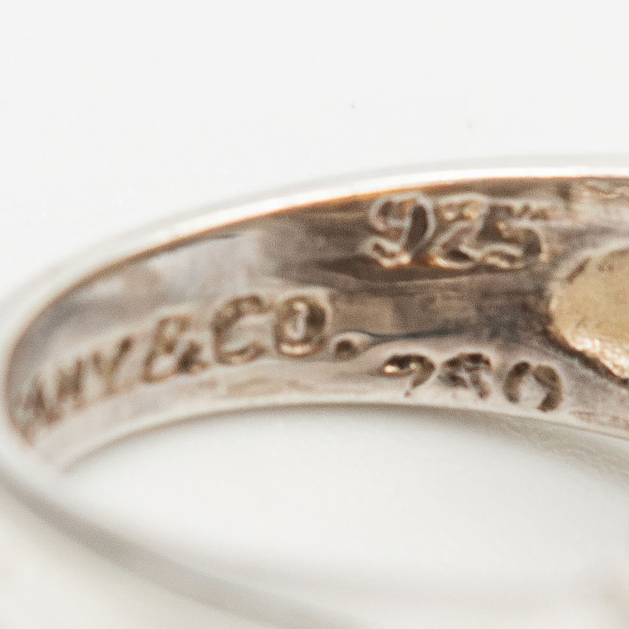 ヴィンテージ ティファニー シトリン リング 9号 シルバー ゴールド 1990年代 Tiffany WWW_SHINETEETH_COM